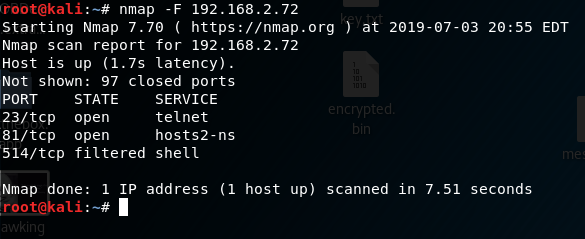 nmap scan